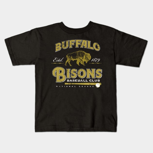 Buffalo Bisons Kids T-Shirt by MindsparkCreative